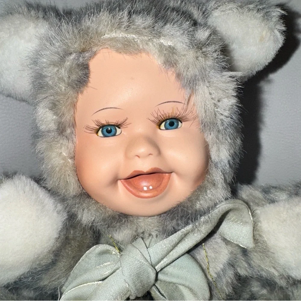 *3 for $15*‎ Cuddle Kids Geppeddo “Casey Kitten” Porcelain Face Stuffed Animal